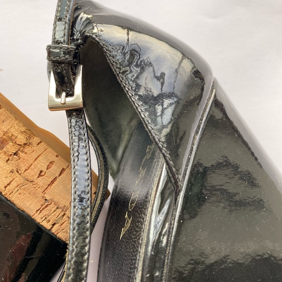 Patient Leather Platform Sandals - Picture 8 of 8